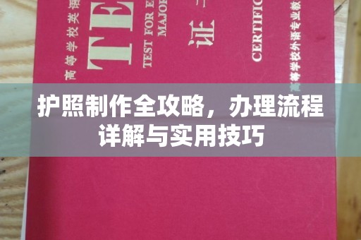 夏津护照制作全攻略，办理流程详解与实用技巧