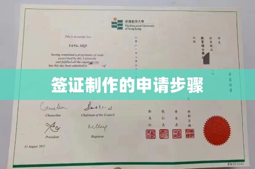 夏津签证制作的申请步骤