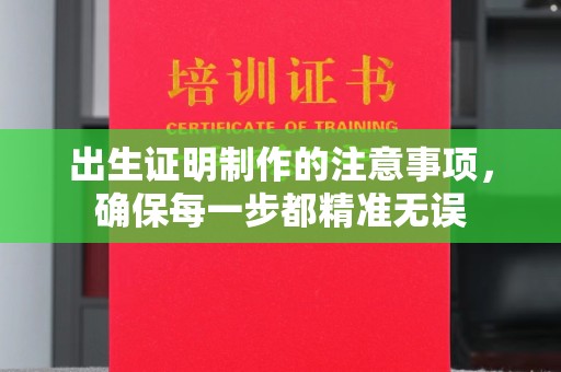 夏津出生证明制作的注意事项，确保每一步都精准无误