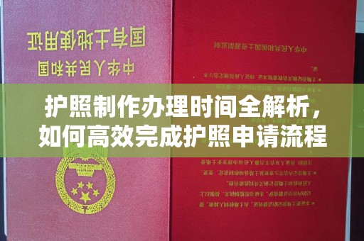 夏津护照制作办理时间全解析，如何高效完成护照申请流程