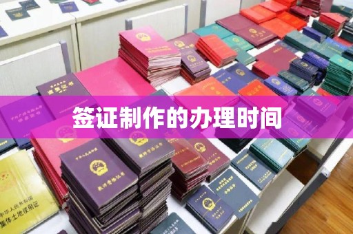 夏津签证制作的办理时间