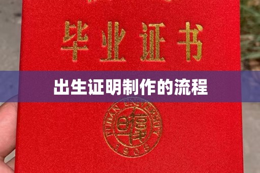 夏津出生证明制作的流程